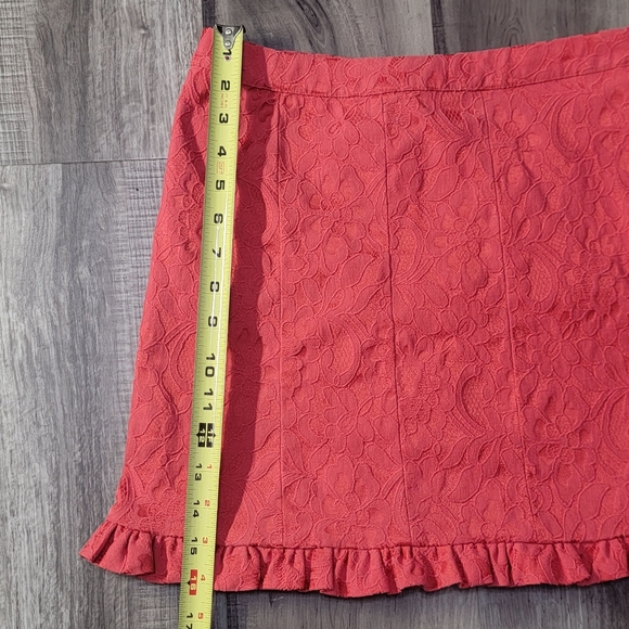 Free People Floral Lace Ruffle Skirt - Picture 3 of 8